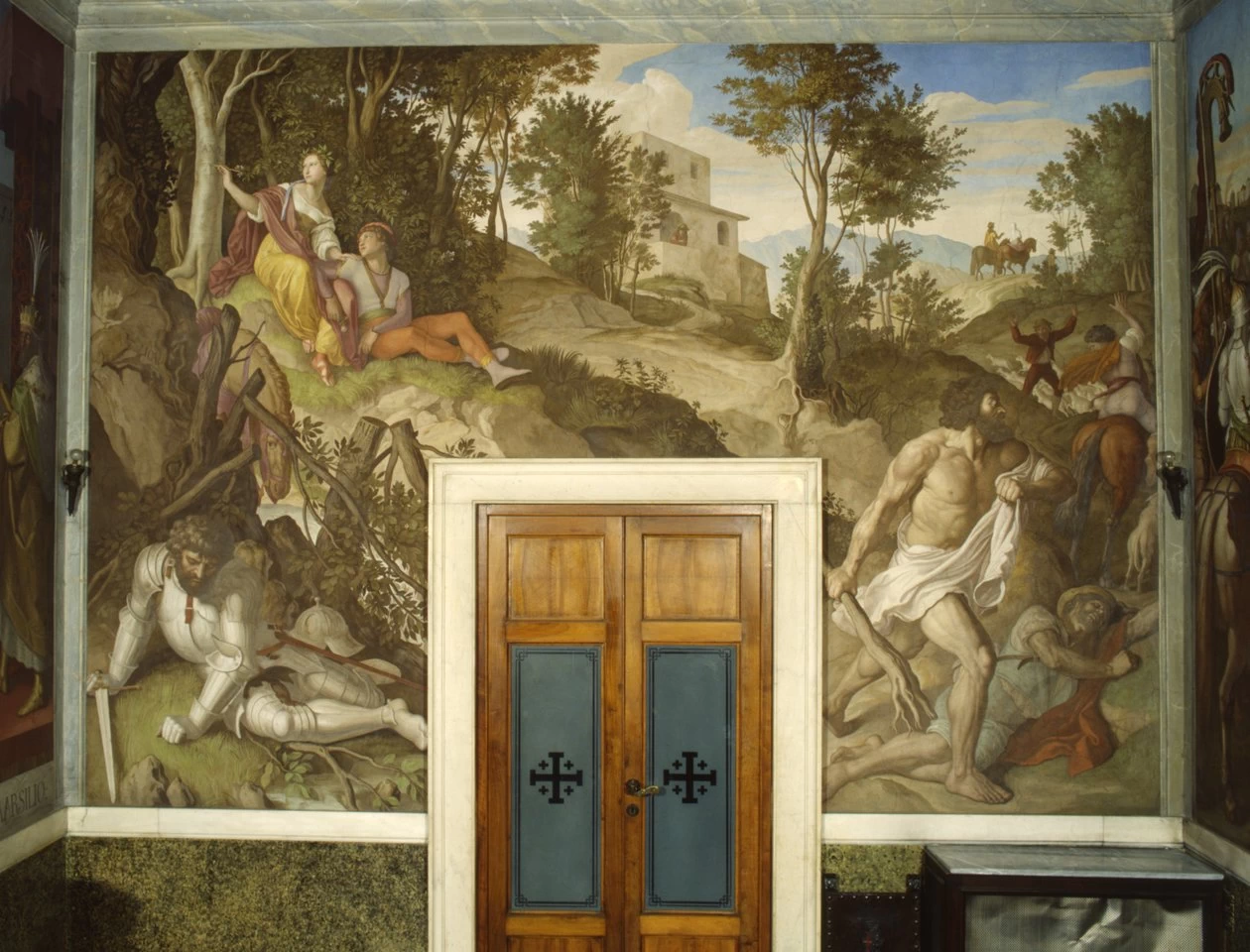 Affreschi di casa Massimo - Angelica e Medoro